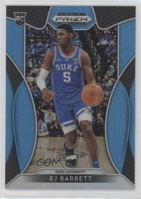 2019-20 Panini Prizm Draft Picks Carolina Blue 9/30 RJ Barrett #66 Rookie RC zx9