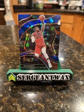 2023-24 Select Courtside Blue Cracked Ice Prizm RJ Barrett #201 Raptors