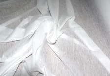 WHITE Marle Light Weight Knit Fabric, Mid Weight, 114cm Wide