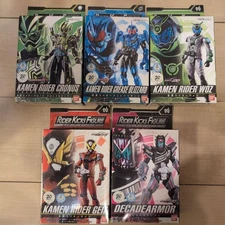 Kamen Rider Figure Set 5pcs - Cronus, Grease Blizzard, Woz, Geiz, Decade Armor
