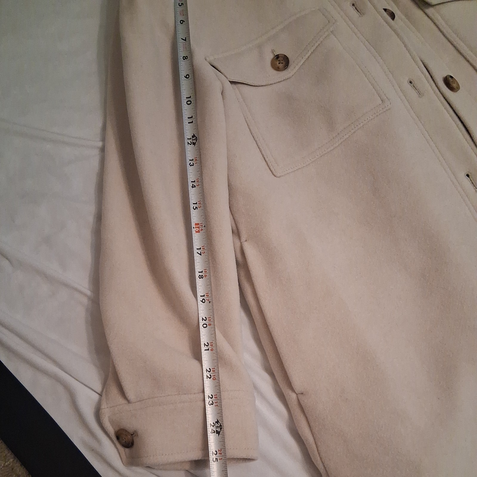 Ann Taylor LOFT Button Down Shacket Lightweight J… - image 4