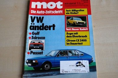 2) MOT 12/1977 - Lancia Gamma 2.5 mit 140PS in