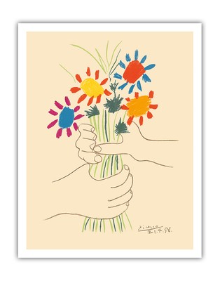 The Bouquet of Flowers (Le Bouquet De Fleurs) by Pablo Picasso 1958