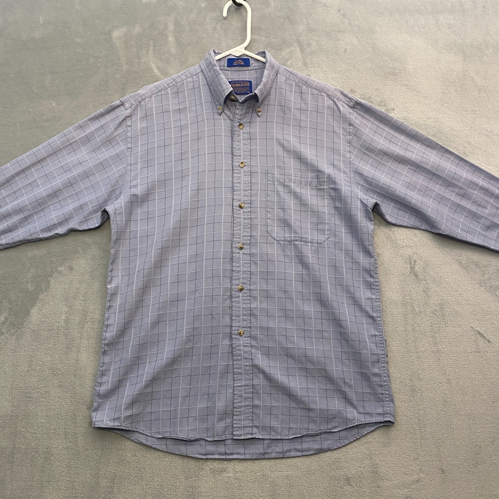 Pendleton Men's M Check Button-Down Long Sleeve S… - image 5