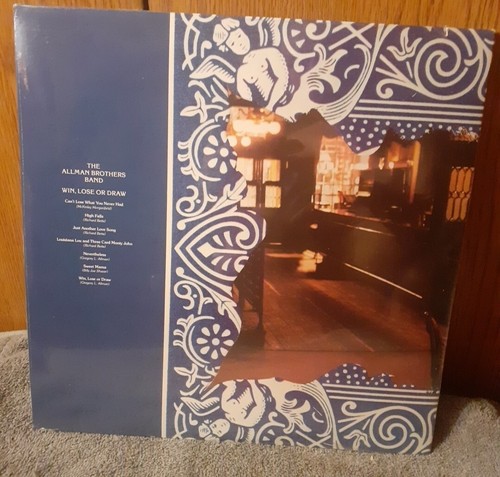 The allman brothers band Win, Lose Or Draw SEALED NEW - Picture 2 of 2