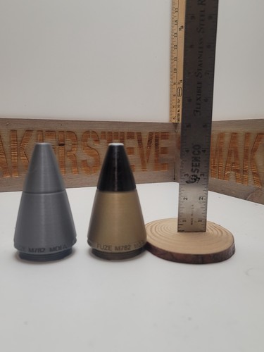 Fuze MOFA M782 stampato in 3D - fili da 2 pollici - FALSO - PLASTICA - COSPLAY - Foto 8 di 18