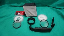 Camera Grip with 2 Flash Mounts-RPS Studio Mini Softbox-3 Filters