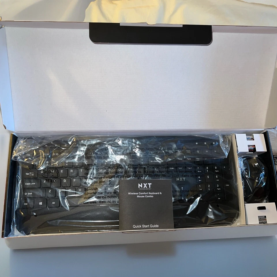 NXT Technologies™ Wireless Comfort Keyboard, Black (NX60881) AND MOUSE - Image 3 of 4