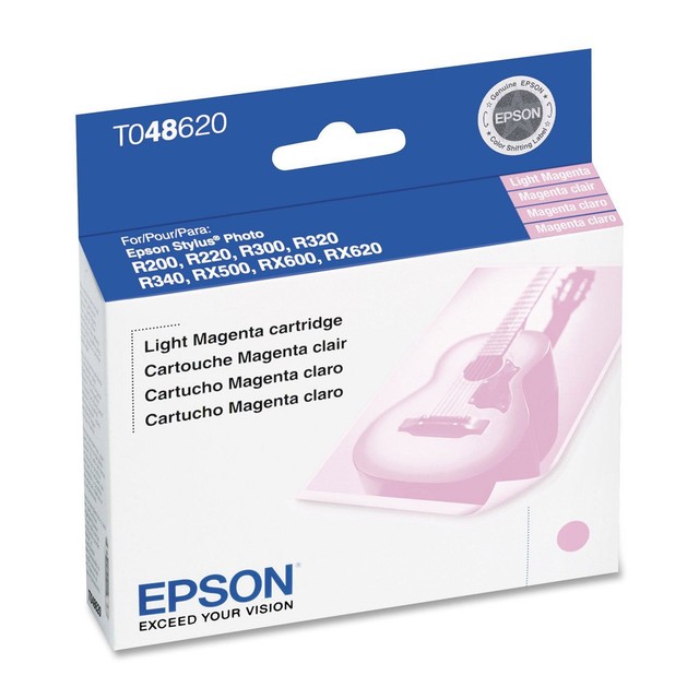 NEW Genuine Epson T0486 T048620 light magenta ink 48 Expired 09/2013