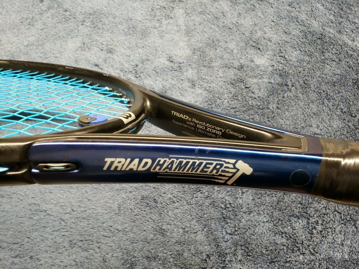 Raquette Wilson Triad 4.0 – Tête 110 Pouces, Grip 4 1/2, Occasion