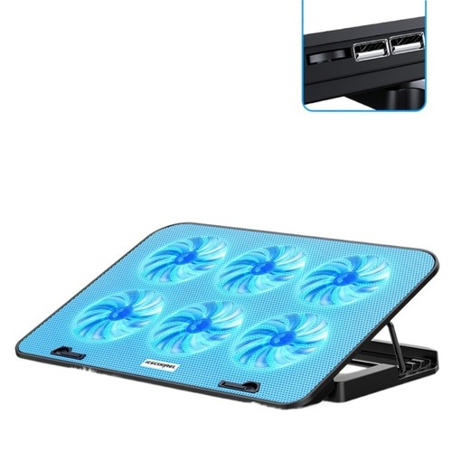 5 Angle Adjustable Laptop Cooling Pad Laptop Cooler Base for 13-18 inch - Afbeelding 18 van 19