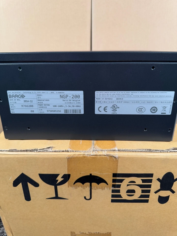 Barco NGP-200 2-Ch Network Graphics Processor NVIDIA2000D 4GB RAM+SSD Software - Image 4 of 4