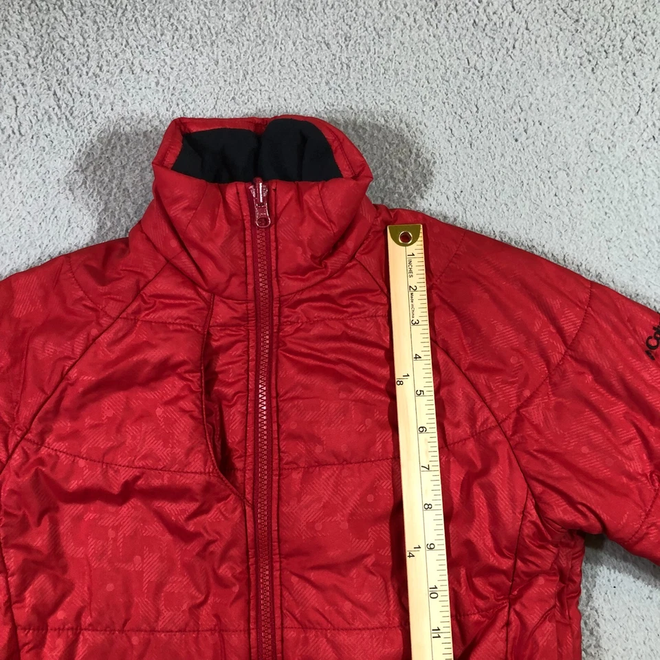 columbia titanium puffer jacket womens XS red  insulated mock neck full zip - Image 4 of 4