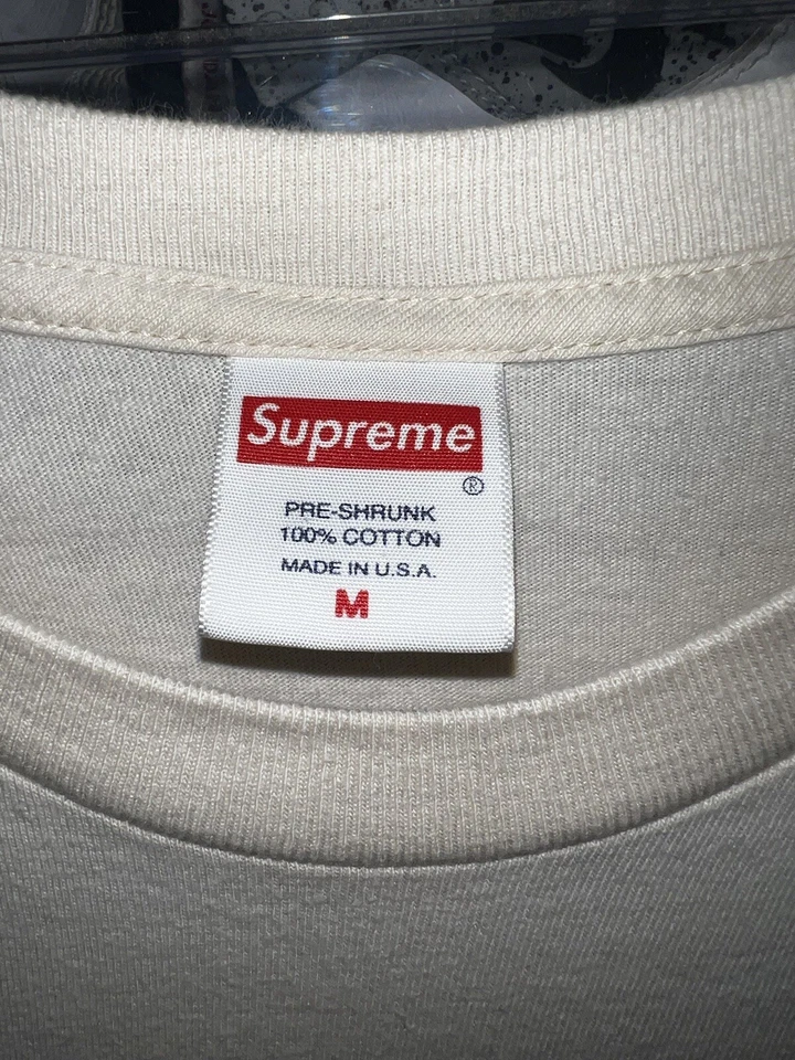 Camiseta Supreme F**k F You FW18 Marfil Para Hombre Talla L Grande Bogo - Usada Foto 3 de 3