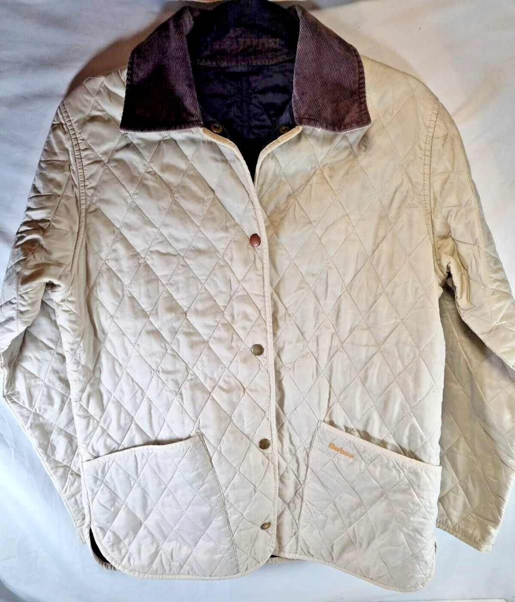Cream outlet barbour jacket