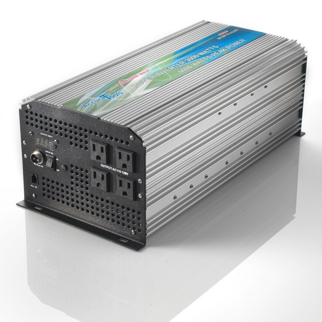 NEW Accurate Tool Pure Sine Wave Power Inverter 3000 6000 NEW Accurate Tool Pure Sine Wave Power Inverter 3000 6000