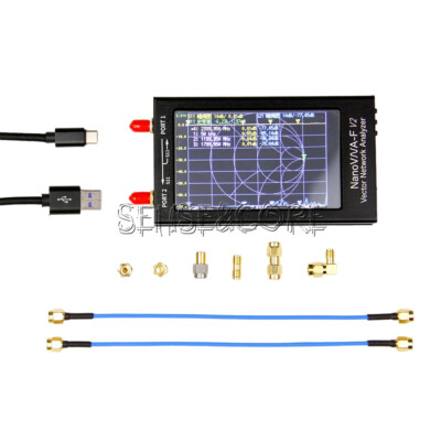 4.3'''' HF/VHF/UHF NanoVNA-V2 F 50k-3G Vector Network Analyzer Antenna Analyzer-