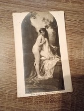 BQ115 CPA photo salon de Paris érotique circa 1910 nu SUZANNE G LORAIN