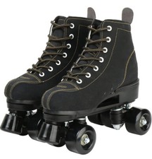 XUDREZ Roller Skates for Women Men High-top Roller Skates Four Wheels Size 39