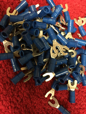 MVU14-6FK 3M 16-14 AWG Vinyl Fork Terminal #6 100PCS