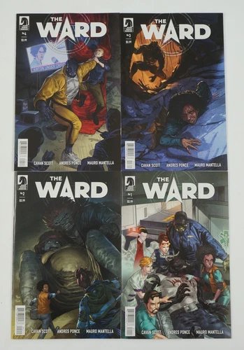the Ward #1-4 VF/NM complete series - hospital for supernatural creatures - set