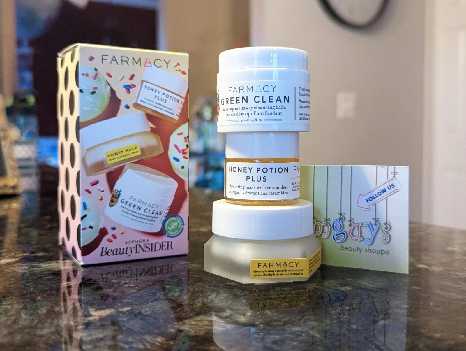 FARMACY SEPHORA Beauty Insider Travel Set GREEN CLEAN, HONEY HALO, HONEY POTION