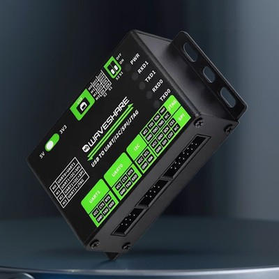 USB To UART/I2C/SPI/JTAG Adapter Converter 3.3V/5V Multiple Protection Circuits