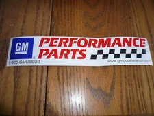 GM Performance Parts Sticker - Vintage