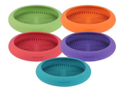 LickiMat UFO - Leckmatte für Hunde Slowfeeder Baden Pflege ø 19 cm div. Faben