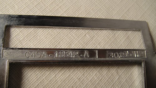 1964-1965 FORD THUNDERBIRD OEM CHROME RADIO BEZEL #C4SA-18842-A - Picture 7 of 7