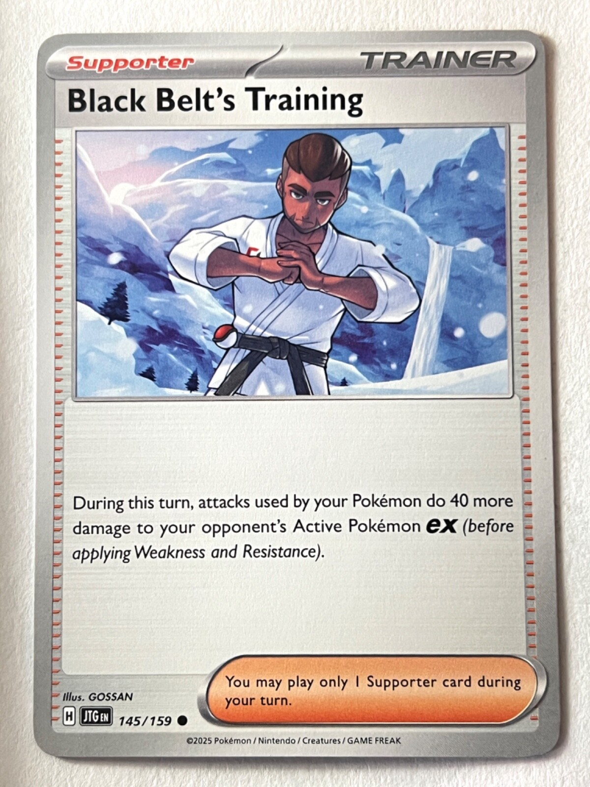 Black Belt’s Training 145/159 Common Trainer Journey Together Pokemon Near Mint