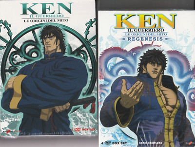9 Dvd KEN IL GUERRIERO LE ORIGINI DEL MITO + REGENESIS serie completa 2 box new
