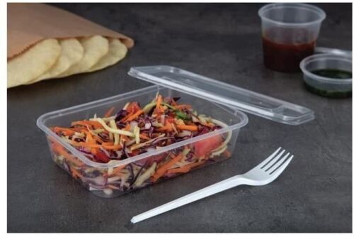 50 contenitori per alimenti in plastica Takeaway PRIME congelatore a microonde cassette di sicurezza coperchi - Foto 2 di 12