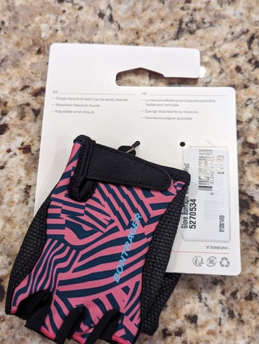 Bontrager Kids' Bike Glove pink pattern size kids S/M - Picture 2 of 8