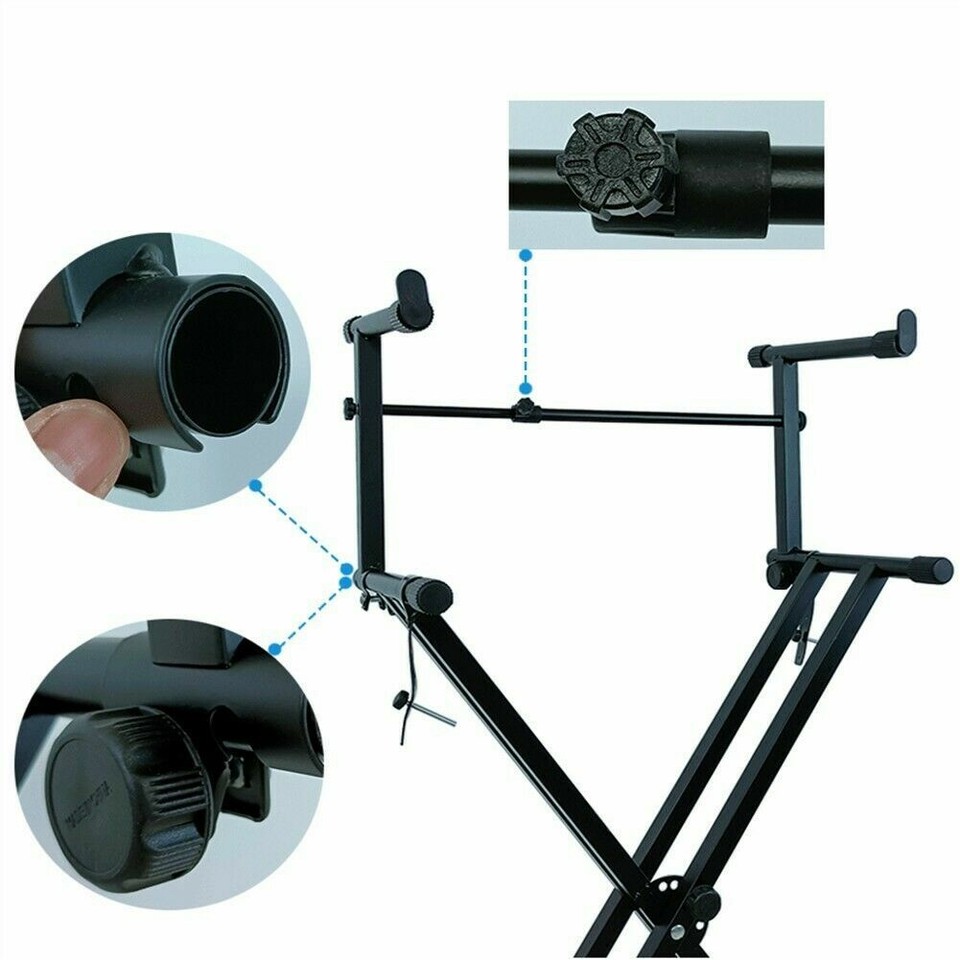 1x Electronic Piano Keyboard Extension Rack Panio Stand Adjustable