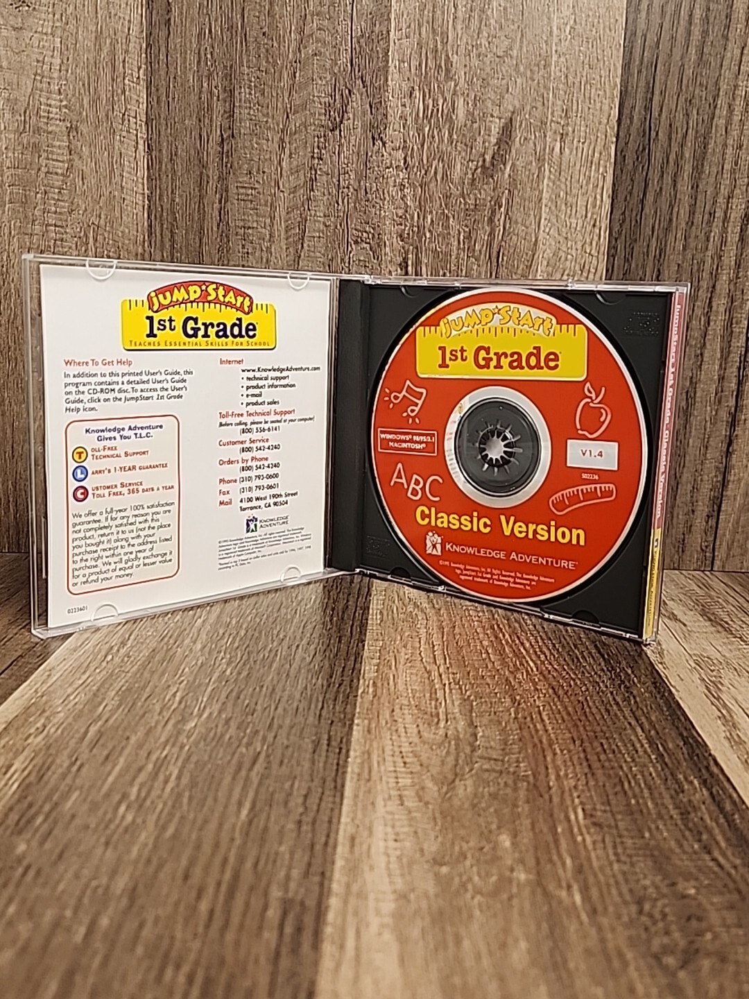 Jump Start 1st Grade Ages 57 Classic Version PC CDRom Version 1.4 eBay