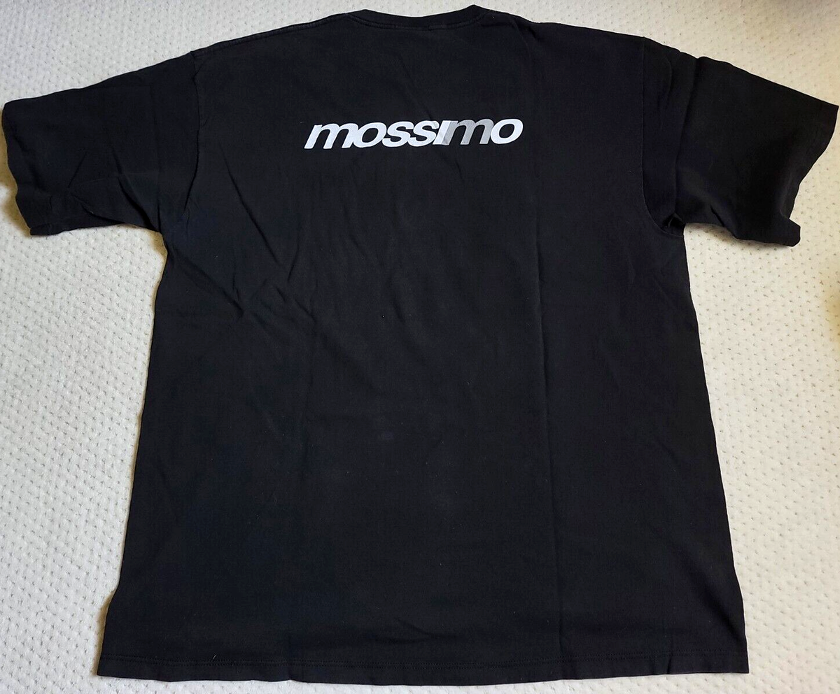 Vintage MOSSIMO Logo Limited Edition Graphic Men's Black T Shirt