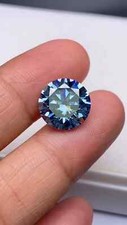 Amazing 2 Ct Amazing Royal Blue Loose Diamond Round Natural VVS1 D Grade