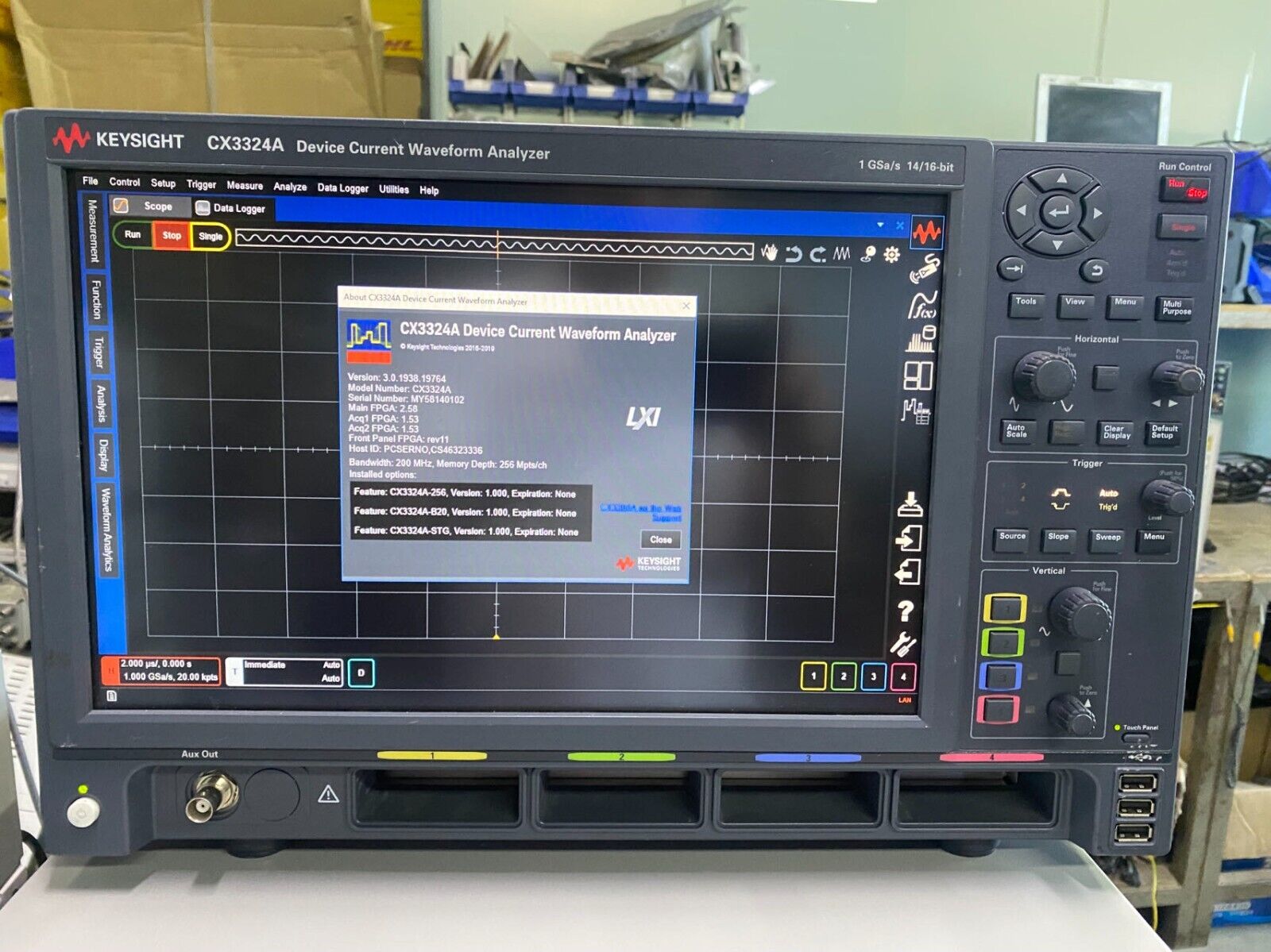 Device Current Waveform Analyzer