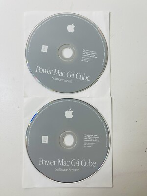 Apple Power Mac G4 Cube Software Install & Restore CD Disk Apple Power Mac G4 Cube Software Install & Restore CD Disk