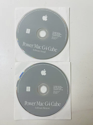 Apple Power Mac G4 Cube Software Install & Restore CD Disk 9.0.4 CD Ver 2.0