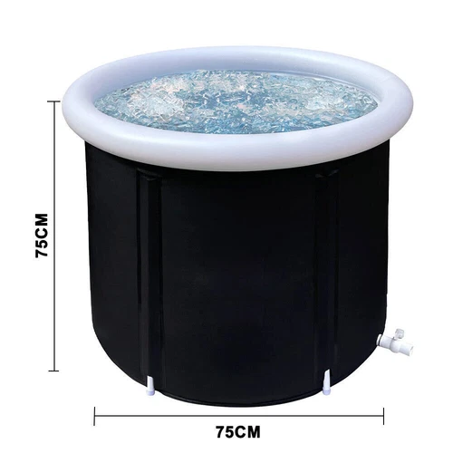 Portable Ice Bath Tub for Athletes Cold Water Therapy Hot Tub Folding Bathtub AU - Picture 3 of 15