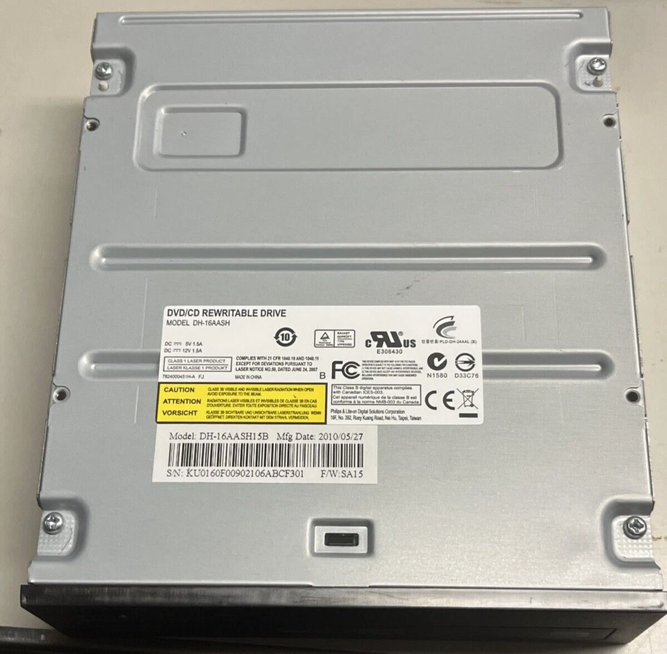 Dvd/cd rewritable drive dh-16aash - Image 2 of 4