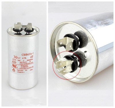 CBB65a-1 20UF 450VAC 50//60Hz Motor Run Start Air Compressor Capacitor