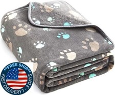 Manta para perros de franela difusa de 350 GSM, s per suave y de primera calidad