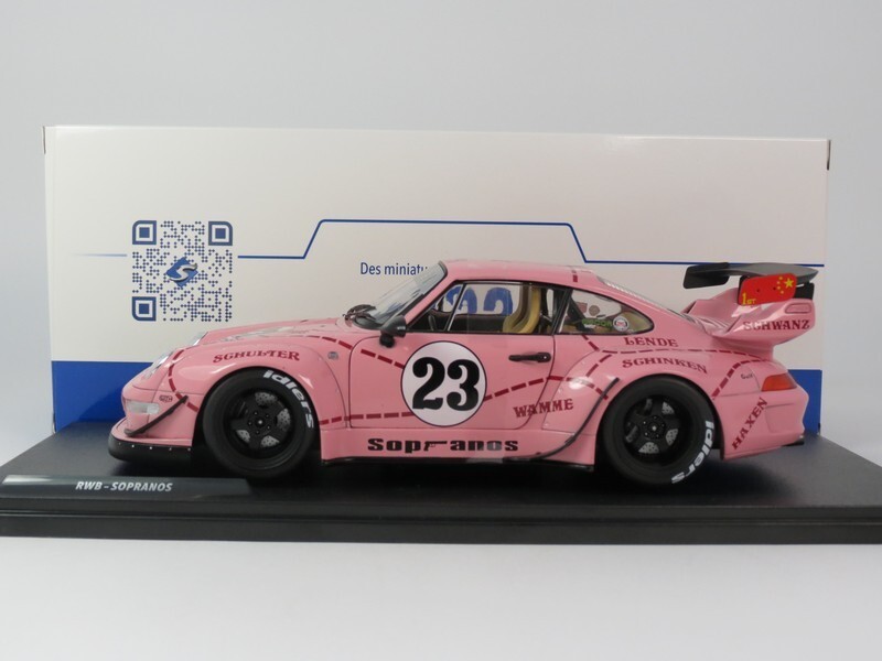 RWB993 SOPRANOS ピンク1/18 RWB993 SOPRANOS ピンク1/18 Solid Porsche 911 993 RWB