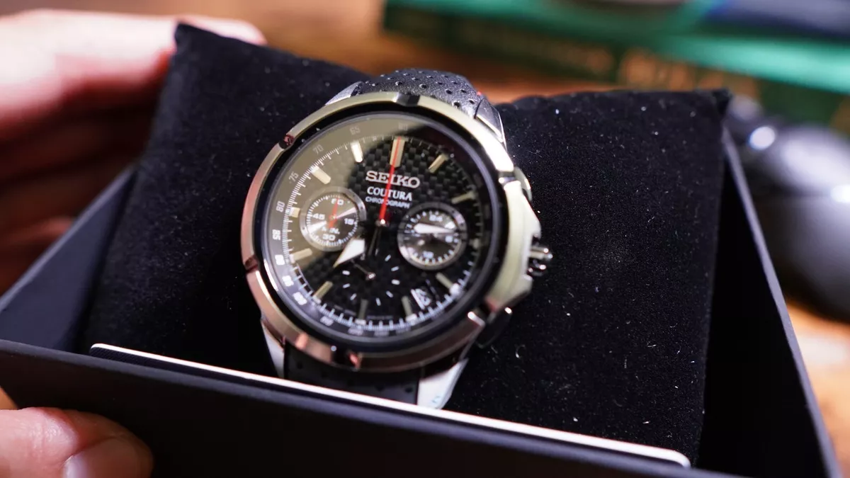 Seiko coutura cheap leather strap