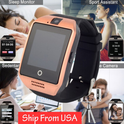 Bluetooth Smart Watch Phone Mate SIM Answer/Make Call For
