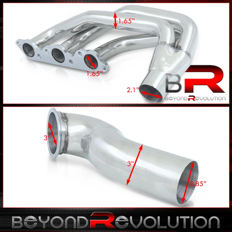 Kit colector de cabezal de escape de acero inoxidable 3,8 L Grand Prix Regal Impala 1997-2003 Foto 3 de 4