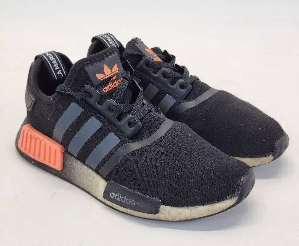 Adidas nmd core black solar outlet orange